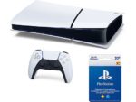 ARDISTEL Consola - Sony PS5 Slim Digital Edition, 825 GB SSD, 4K, Chasis D, Blanco + Tarjeta PS Plus 20€ - Imagen 2