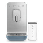 SMEG Cafetera superautomática - SMEG BCC13SBMEU, 19 bar, 1350 W, Azul tormenta