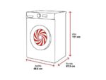 SAMSUNG Lavadora secadora - Samsung WD18DB8995BZT2, 18 kg + 11 kg, 1000 rpm, 22 programas, AI Laundry Combo™, Clase A, Antracita - Imagen 2