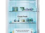 CANDY Frigorífico combi - Candy City Fresco CNCQ2T518EW, Total No Frost Circle+, 182 cm, 279 l, Iluminación LED, Blanco - Imagen 6