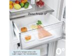 CANDY Frigorífico combi - Candy City Fresco CNCQ2T518EW, Total No Frost Circle+, 182 cm, 279 l, Iluminación LED, Blanco - Imagen 7