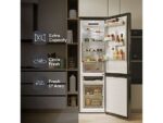 CANDY Frigorífico combi - Candy City Fresco CNCQ2T518EX, Total No Frost Circle+, 182 cm, 279 l, Iluminación LED, Inox - Imagen 5