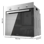 CECOTEC Horno multifunción - CECOTEC Bolero Hexa M236000 Mirror Time A, Libre instalación, No, 70 l, 59,5 cm, 300 - Imagen 2