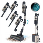 CECOTEC Aspirador escoba - CECOTEC Conga Rockstar 5500 Hurricane Station Pet Flex, 700 W, Potencia de succión 30 kPa, Depósito 0,5 ml, Autonomía 120 m