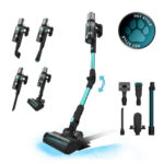 CECOTEC Aspirador escoba - CECOTEC Cecotec Conga Rockstar 2500 Thunder Pet Flex, 400 W, Potencia de succión 30 kPa, Depósito 500 ml, Autonomía 120 min