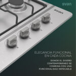 SVAN Placa de gas - SVAN SG4600X, 4 zone(s) zonas, LPG (Butane), 600 mm, Acero inoxidable - Imagen 7