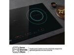 HISENSE Placa inducción - Hisense HI6352BSCE , 3 zonas, Zonas Flex, Zona XL 29 cm, 7400W, 59 cm, Negro - Imagen 7