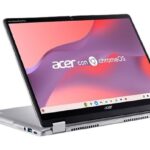 ACER Portátil - Acer Chromebook Spin 314 CP314-2HN, 14" WUXGA, Intel® N100, 8GB RAM, 128GB eMMC, UHD Graphics, Google ChromeOS, Plata
