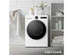 LG Lavadora carga frontal - LG F4X7013TWS, 13 kg, 1400 rpm, 23 programas, TurboWash 360º, Selector LCD, Clase A-40%, Blanco - Imagen 8