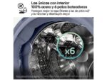 LG Lavadora carga frontal - LG F4X7509TWS, 9 kg, 1400 rpm, 23 programas, Autodosificación, Selector LCD, Clase A-30%, Blanco - Imagen 5