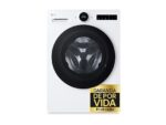 LG Lavadora carga frontal - LG F4X7513TWS, 13 kg, 1400 rpm, 23 programas, TurboWash™, Selector LCD, Blanco marfil