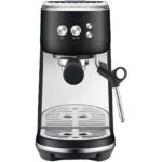 SAGE Cafetera express - Sage the Bambino®, 9 bar, 1600 W, 2 tazas, ThermoJet®, Microespumado Manual, Trufa negra