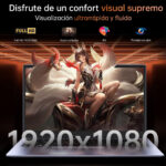VANWIN Portátil - VANWIN NS2152R-RT, 15,6 " Full-HD, AMD Ryzen 7 6800H(Frecuencia máxima 4,7 GHz), 16 GB RAM, 512 GB SSD, Radeon™ 680M, Windows 11 Pro - Imagen 4