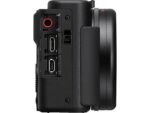 SONY Cámara - Sony VLOG ZV-1A, Video 4K HDR, CMOS Exmor RS, Zoom 2.7x, Zeiss, Bionz X, Bluetooth, Micrófono, Negro - Imagen 4