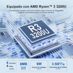 VANWIN Convertible 2 en 1 - VANWIN UCC-UL156-B, 15,6 " Full-HD, AMD Ryzen 3 3200u(Frecuencia máxima 3,5 GHz), 16 GB RAM, 512 GB, Radeon™ RX Vega 3, Wi - Imagen 2
