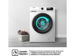 HISENSE Lavadora carga frontal - Hisense WF1Q8041BW, 8 kg, 1400 Rpm, Función Vapor, Eficiencia A-20%, Blanco - Imagen 7