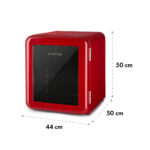 KLARSTEIN Nevera pequeña - KLARSTEIN PopLife, Altura 50 cm, Rojo - Imagen 8