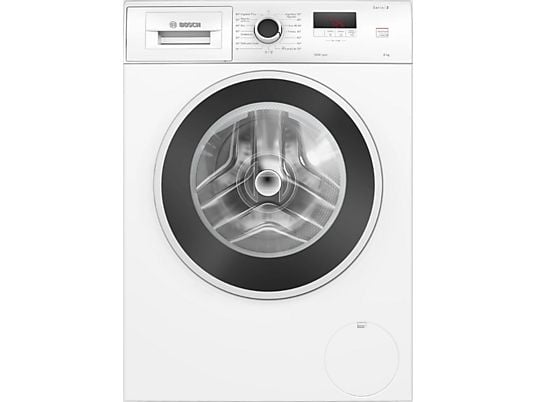 1595858_1 BOSCH Lavadora carga frontal - Bosch WGE03200ES,Serie 2, 8 kg, 1.200 rpm, 13 programas, Higiene Plus, Motor EcoSilence, Blanco - Imagen 1