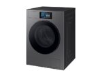 SAMSUNG Lavadora carga frontal - Samsung Bespoke AI WF90F09C4SU3, 9 kg, 1400 rpm, 24 programas, Autodosificación, Clase A, Control por voz, Grafito - Imagen 3