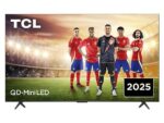 TCL TV QD-Mini LED 75" - TCL 75C6K, 4K HDR Premium, FALD, Smart TV con Google TV, Dolby Vision IQ·Atmos, 144Hz, Wifi