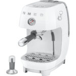 SMEG Cafetera espresso - SMEG ECF03WHEU, 15 bar, 1650 W, Blanco - Imagen 4