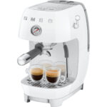 SMEG Cafetera espresso - SMEG ECF03WHEU, 15 bar, 1650 W, Blanco - Imagen 7