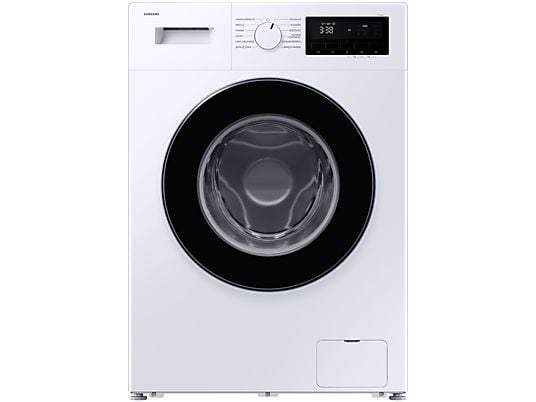 1598412_1 SAMSUNG Lavadora carga frontal - Samsung WW80FG3M05AWEC, 8 kg, 1400 rpm, 12 programas, Motor Digital Inverter, Clase A, Blanco - Imagen 1