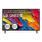 LG TV QNED 43" - LG 43QNED82A6B, UHD 4K, Procesador Inteligente α7 AI Processor 4K Gen8, Smart TV, DVB-T2 (H.265), Ashed Blue