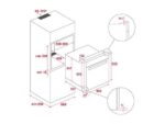 TEKA Horno - Teka NEO HSB 6150, Multifunción, Hidrolítica, 70l, 59.5 cm Ancho, HydroClean, Puerta de 2 Cristales, Precalentamiento rápido manual, Inox - Imagen 2