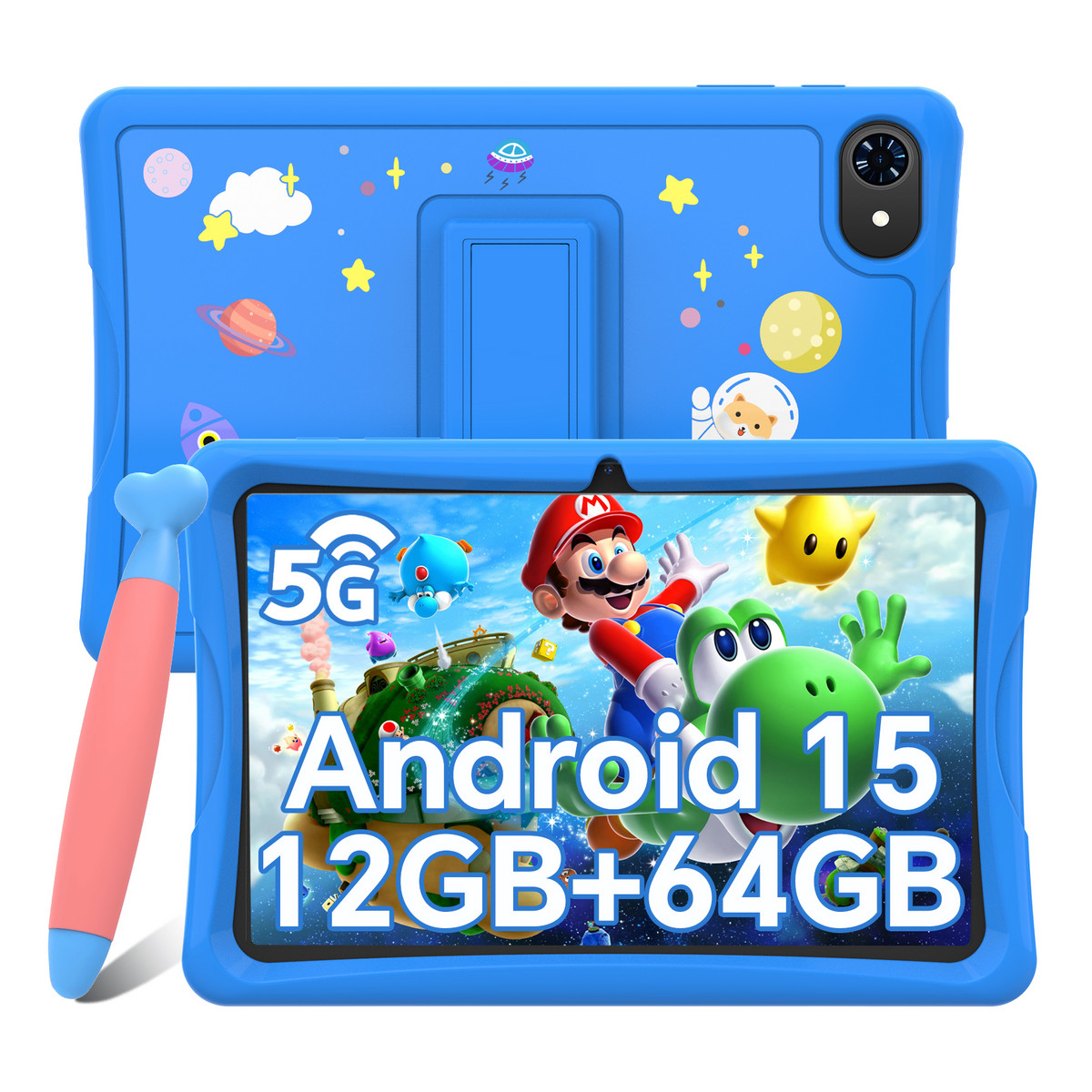 160068295_1 TABWEE K10, 64 GB, Azul, 10,1 " HD, 4 GB RAM, Rockchip 3562(Quad core), Tablet Android - Imagen 1