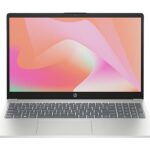 HP Portátil - HP 15-fd0300ns, 15.6" Full-HD, Intel® Core™ i7-1355U, 16 GB RAM, 512 GB SSD, Intel® Iris Xe Graphics, Sin sistema operativo, Plata natur