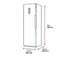 SAMSUNG Congelador vertical - Samsung RZ32C7CDEWW/EF, 323 l, 186 cm, Blanco - Imagen 2