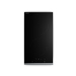 KLARSTEIN Placa de vitrocerámica - KLARSTEIN VeroSteel, 2 zonas, 29 cm, Negro
