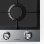 KLARSTEIN Placa de gas - KLARSTEIN Verosteel, 2 zonas, 29,40 cm, Plata - Imagen 4