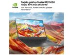 LG Portátil - LG 16ZD90TR-E.AX8BB, 16" WQXGA, Intel® Core™ Ultra 7-255H, 32 GB, 2 TB SSD, GeForce RTX™ 5050, Sin sistema operativo - Imagen 8