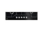 ELECTROLUX Placa de gas - Electrolux KGG75362K, 5 zonas, Zona grande 12.8 cm, Gas Natural, 74 cm, Negro - Imagen 3