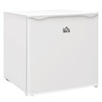 HOMCOM Mini congelador - HOMCOM 800-127V91WT, 48,8 cm, Blanco