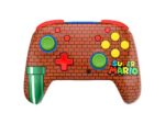TURTLE BEACH Mando Nintendo Switch - Turtle Beach Rematch™ Ladrillos de Mario, Nintendo Switch, Inalámbrico, 40h Autonomía, Negro/Verde