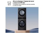 LG Lavadora secadora - LG WT1716BBF, Torre de lavado 17/16 kg, TurboWash™, Smart Pairing™, Inox grafito - Imagen 6