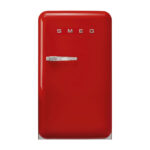 SMEG Nevera pequeña - SMEG FAB10RRD6, Altura 97 cm, Capacidad 122 l, Rojo