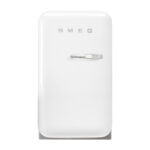SMEG Nevera pequeña - SMEG FAB5LWH6, Altura 725 mm, Capacidad 34 l, Blanco