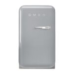 SMEG Nevera pequeña - SMEG FAB5LSV6, Altura 725 mm, Capacidad 34 l, Plata