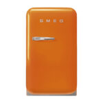 SMEG Nevera pequeña - SMEG FAB5ROR6, Altura 725 mm, Capacidad 34 l, Naranja