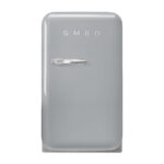 SMEG Nevera pequeña - SMEG FAB5RSV6, Altura 725 mm, Capacidad 34 l, Plata