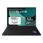 LG Portátil - LG 16ZD90T-G.AX88B, 16" WQXGA, Intel® Core™ Ultra 7-255H, 13 TOPS, 32 GB RAM, 1 TB SSD, Arc™ GPU, Sin sistema operativo