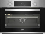 BEKO Horno compacto - BEKO BBCM12300X, Integrable, No, 48 l, 59,4 cm, Acero Inox