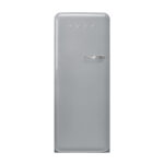 SMEG Frigorífico una puerta - SMEG FAB28LSV6, Dinámico (con ventilador), Altura 150 cm, Capacidad 270 l, Plata