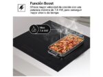 LG Placa inducción - LG CI5Z2420BN, 3 Zonas, Zona grande de 28 cm, 59 cm, Función Stop & Go, Negro - Imagen 4
