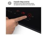 LG Placa inducción - LG CI5Z2420BN, 3 Zonas, Zona grande de 28 cm, 59 cm, Función Stop & Go, Negro - Imagen 7