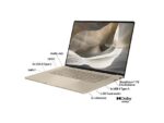 ASUS Portátil - ASUS Zenbook A16 OLED UX3607OA-SQ005W Copilot+ PC, 16" 3K, Snapdragon® X2 Elite, 48 GB RAM, 1 TB SSD, Adreno™ Onboard Graphics, W11 - Imagen 3